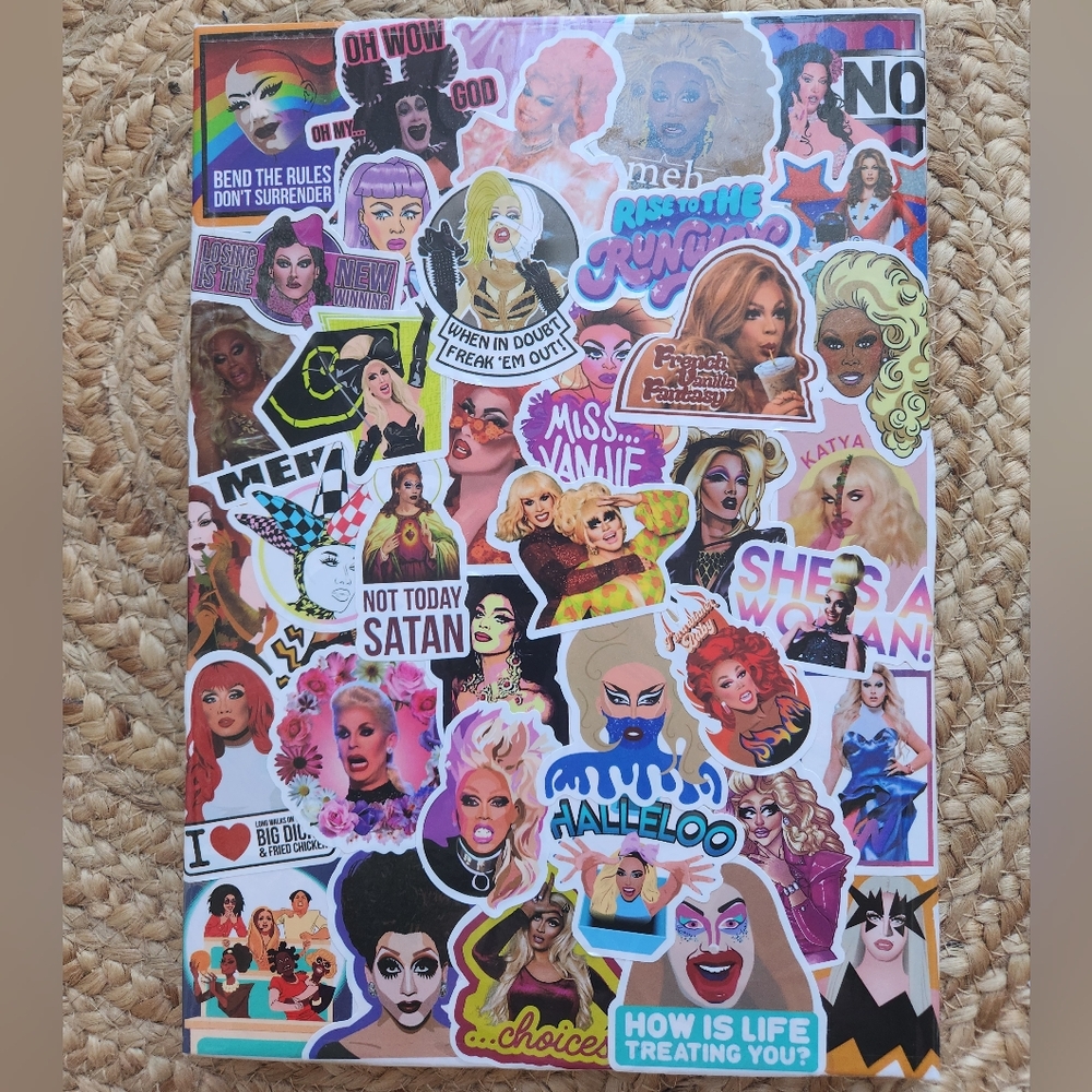 RuPauls Drag Race Stickerbombed Notebook - Picture 4 of 6